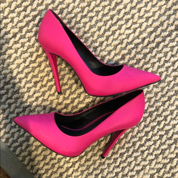 Aldo Shoes - Sz 8 pink aldo pointy heels
